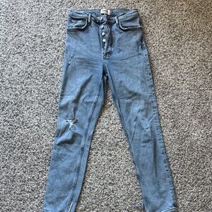 AGOLDE Nico High Rise Slim Fit Jeans | Classic Straight Leg Denim Size 26